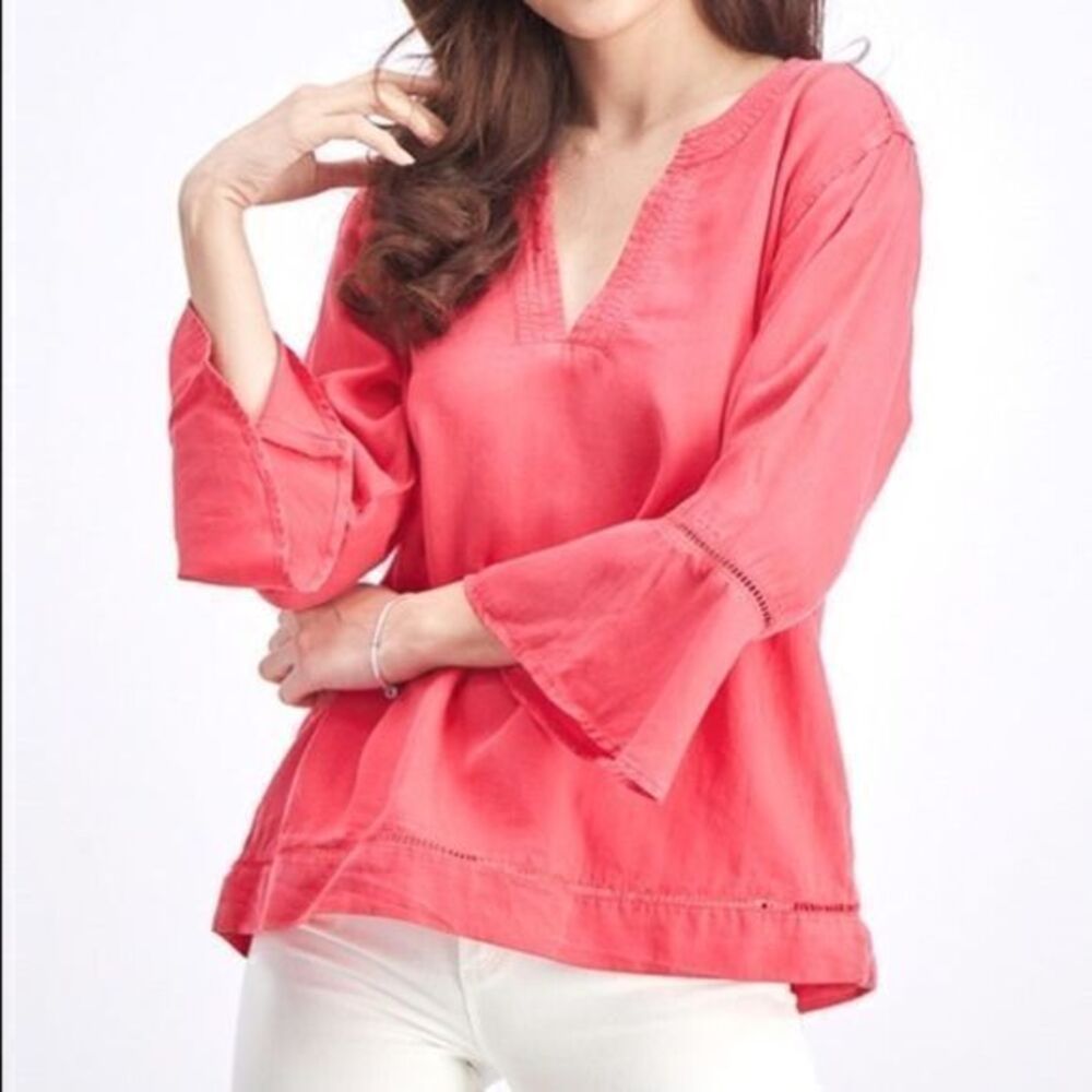 Liverpool rose red alannie lattice top xs